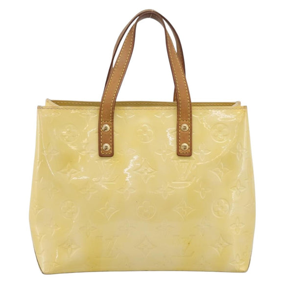 LOUIS VUITTON Monogram Vernis Reade PM Hand Bag Gris M91145 LV Auth ka5904