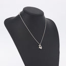 Christian Dior Necklace metal Silver Auth ka5906-13