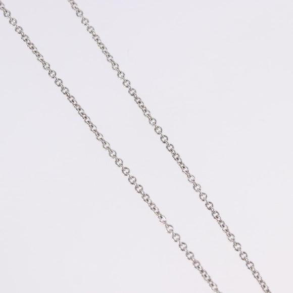 Christian Dior Necklace metal Silver Auth ka5906