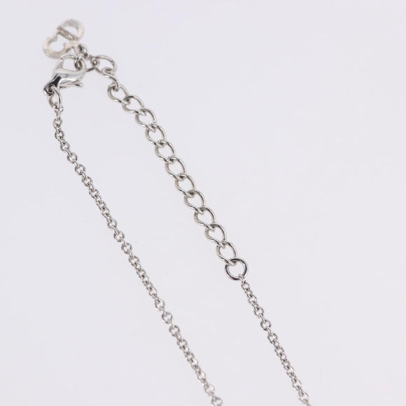 Christian Dior Necklace metal Silver Auth ka5906