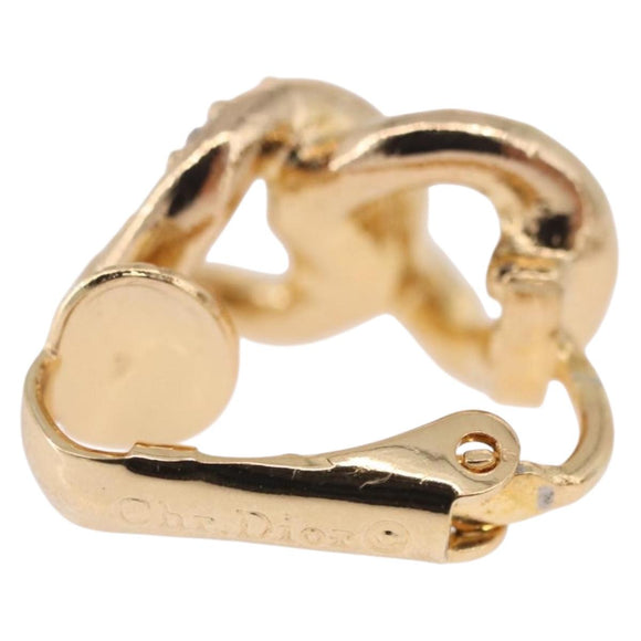 Christian Dior Earring metal Gold Auth ka5907