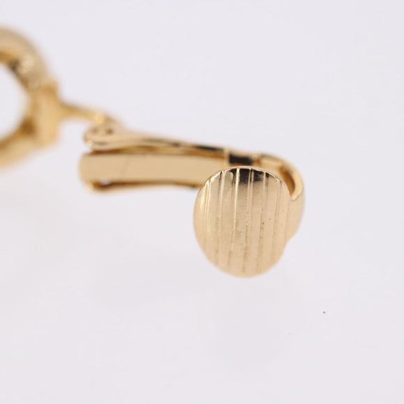 Christian Dior Earring metal Gold Auth ka5907
