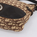 Christian Dior Trotter Canvas Shoulder Bag Beige Auth ka5911A-11