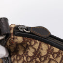 Christian Dior Trotter Canvas Shoulder Bag Beige Auth ka5911A-15