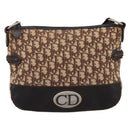 Christian Dior Trotter Canvas Shoulder Bag Beige Auth ka5911A-2