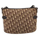 Christian Dior Trotter Canvas Shoulder Bag Beige Auth ka5911A-3