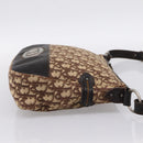 Christian Dior Trotter Canvas Shoulder Bag Beige Auth ka5911A-5