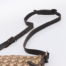 Christian Dior Trotter Canvas Shoulder Bag Beige Auth ka5911A-9