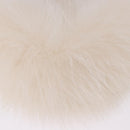 FENDI Hand Bag fur White Gold Auth ka5913SAM-10