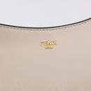 FENDI Hand Bag fur White Gold Auth ka5913SAM-15