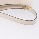FENDI Hand Bag fur White Gold Auth ka5913SAM-7