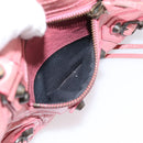 BALENCIAGA Classic Mini City Hand Bag Leather 2way Pink 300295 Auth ka5914V-23