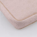Salvatore Ferragamo Gancini Shoulder Bag Leather Pink Gold Auth ka5915A-16