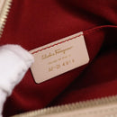 Salvatore Ferragamo Gancini Shoulder Bag Leather Pink Gold Auth ka5915A-12