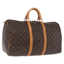 LOUIS VUITTON Monogram Keepall 50 Boston Bag M41426 LV Auth ka5916A-1