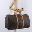 LOUIS VUITTON Monogram Keepall 50 Boston Bag M41426 LV Auth ka5916A-22