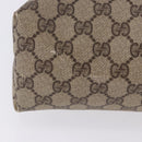 GUCCI GG Supreme Web Sherry Line Tote Bag PVC Beige Gold 39 02 003 Auth ka5917-6