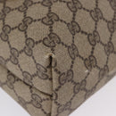 GUCCI GG Supreme Web Sherry Line Tote Bag PVC Beige Gold 39 02 003 Auth ka5917-15