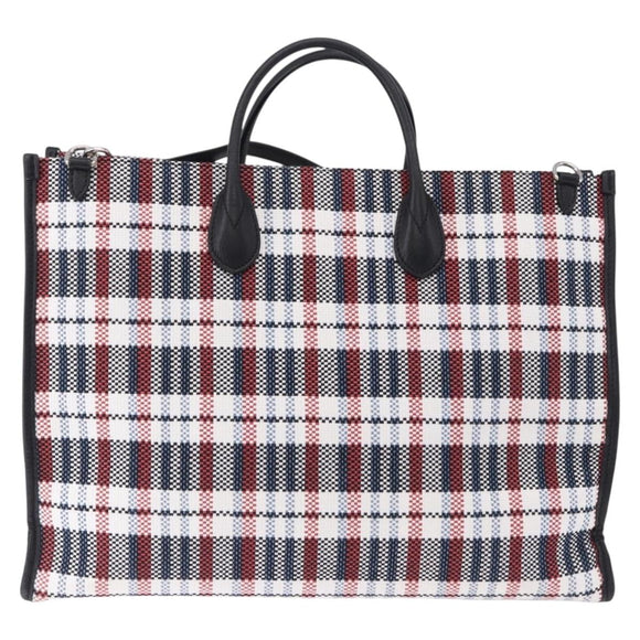 GUCCI Tote Bag Canvas 2way Multicolor Silver 659980 Auth ka5919V