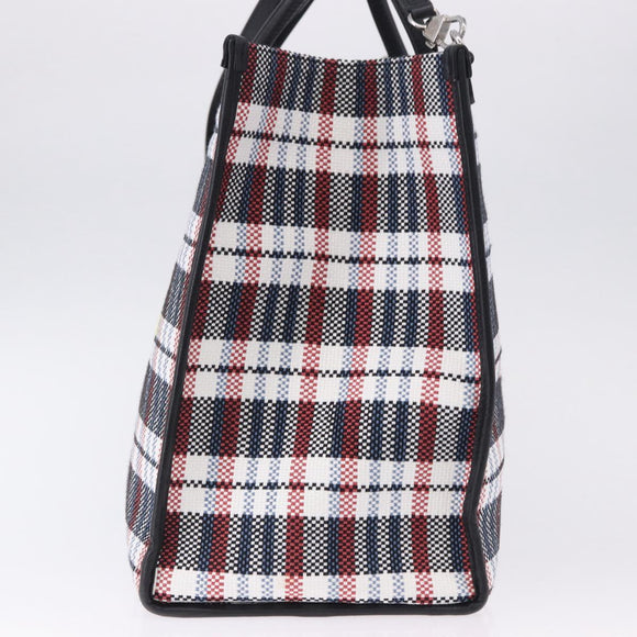 GUCCI Tote Bag Canvas 2way Multicolor Silver 659980 Auth ka5919V