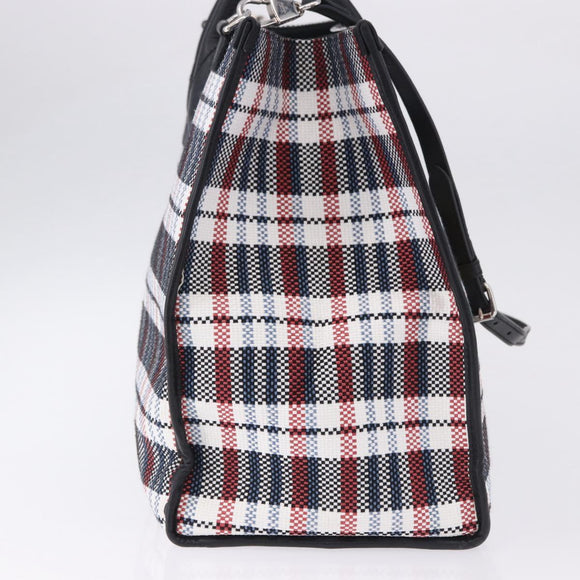 GUCCI Tote Bag Canvas 2way Multicolor Silver 659980 Auth ka5919V