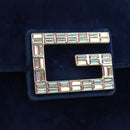 GUCCI Shoulder Bag Velor Blue Gold 544242 Auth ka591V-18