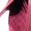 CARTIER Must Line Shoulder Bag Leather Bordeaux Gold Auth ka5921-21