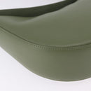 LOEWE Luna Small Shoulder Bag Leather Green Gold Auth ka5922M-17
