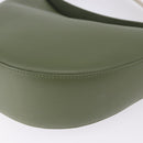 LOEWE Luna Small Shoulder Bag Leather Green Gold Auth ka5922M-18