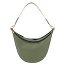 LOEWE Luna Small Shoulder Bag Leather Green Gold Auth ka5922M-13