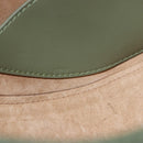 LOEWE Luna Small Shoulder Bag Leather Green Gold Auth ka5922M-11