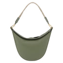 LOEWE Luna Small Shoulder Bag Leather Green Gold Auth ka5922M-2