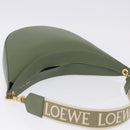 LOEWE Luna Small Shoulder Bag Leather Green Gold Auth ka5922M-7