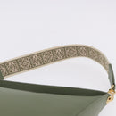 LOEWE Luna Small Shoulder Bag Leather Green Gold Auth ka5922M-14