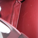 CARTIER Must Line Shoulder Bag Leather Bordeaux Gold Auth ka5924-17