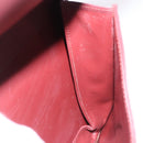 CARTIER Must Line Shoulder Bag Leather Bordeaux Gold Auth ka5924-23
