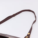 CARTIER Must Line Shoulder Bag Leather Bordeaux Gold Auth ka5924-8
