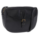 LOUIS VUITTON Epi Jeune Fille MM Shoulder Bag Black M52152 LV Auth ka5925-1