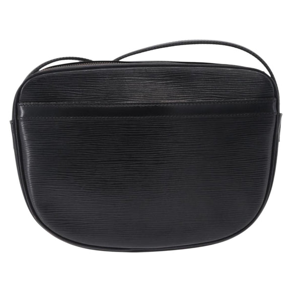 LOUIS VUITTON Epi Jeune Fille MM Shoulder Bag Black M52152 LV Auth ka5925