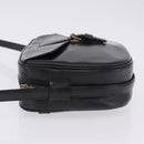 LOUIS VUITTON Epi Jeune Fille MM Shoulder Bag Black M52152 LV Auth ka5925-4