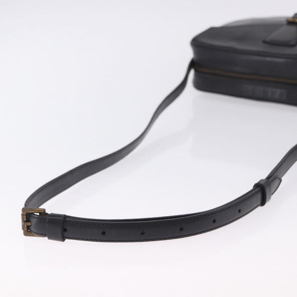 LOUIS VUITTON Epi Jeune Fille MM Shoulder Bag Black M52152 LV Auth ka5925