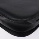 GUCCI Shoulder Bag Leather Black Gold Auth ka5927A-16