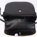 GUCCI Shoulder Bag Leather Black Gold Auth ka5927A-10