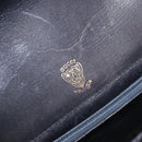 GUCCI Shoulder Bag Leather Black Gold Auth ka5927A-18