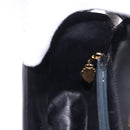 GUCCI Shoulder Bag Leather Black Gold Auth ka5927A-20