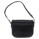 GUCCI Shoulder Bag Leather Black Gold Auth ka5927A-2