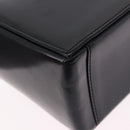 SAINT LAURENT Shoulder Bag Leather Black Gold Auth ka5928-12