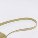 Christian Dior Canage Bag Patent leather 2way LIme Green Silver Auth ka5929A-14