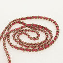 CHANEL Matelasse Chain Shoulder Bag Lamb Skin Pink Gold CC Auth ka592M-8