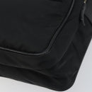 PRADA Shoulder Bag Nylon Black Silver Auth ka593-14